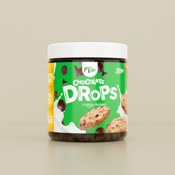 CHOCOLATE DROPS 220G (PROTELLA)